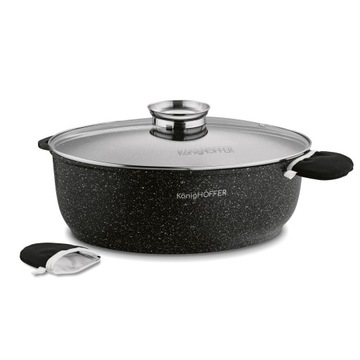 БОЛЬШАЯ ПРОДОВОЛЬНОСТЬ ДЛЯ ДУХОВКИ, овальный мраморный горшок, ИНДУКЦИЯ + ароматизатор