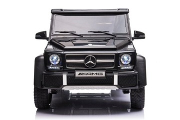 АВТОМОБИЛЬ НА АККУМУЛЯТОРЕ ЭЛЕКТРОМОБИЛЬ MERCEDES G63 6X4 24V КОЖАНЫЙ ПИЛОТ