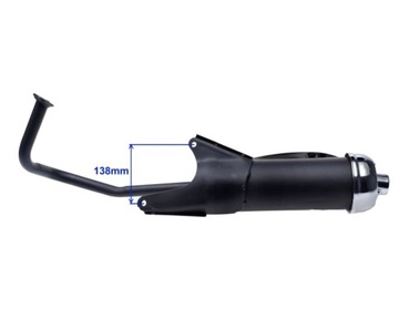 СКУТЕР КОЛЕНО ГЛУШИТЕЛЬ GY6 4T ROMET ROUTER 727 BASSA DELUXE 1 CITY LINE ZIPP