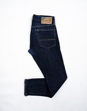 Ralph Lauren granatowe spodnie jeansy 32/32 M logo