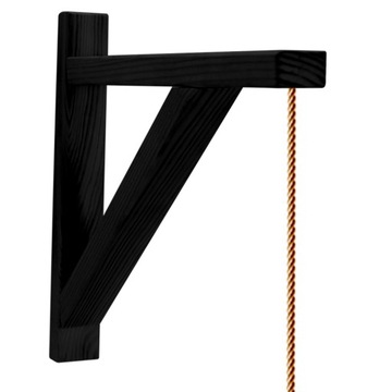 Drewniany kwietnik wiszący LOFT kwiaty MAYA eko