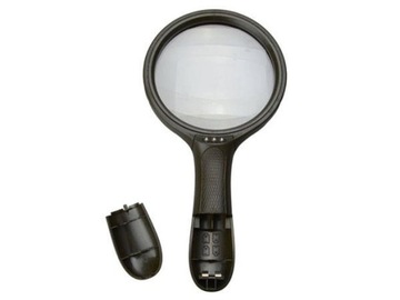 БОЛЬШАЯ ЛУПА 130 мм, 5 светодиодов (5206)