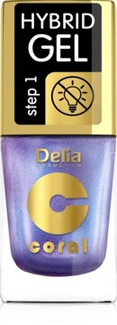 NEW! DELIA Lakier HYBRID GEL Krok1 11 ml 104 PERŁA