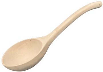 Łyżka drewniana do sauny - chochla do polewania kamieni