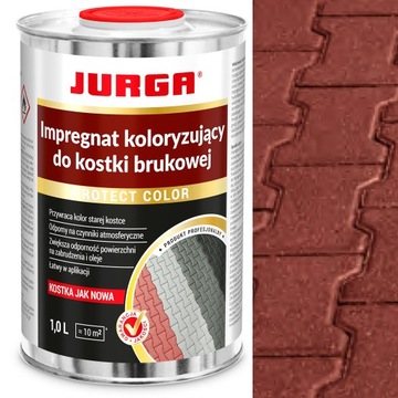 Impregnat CZERWONY do kostki brukowej 1L