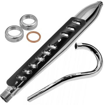 TŁUMIK KOLANKO OSŁONA ROMET MOTORYNKA PONY M2 M3