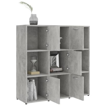 Regał vidaXL 90 cm x 90 cm x 30 cm odcienie szarości