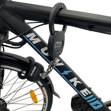 ЗАМОК ДЛЯ ВЕЛОСИПЕДА, РУЧНЫЕ КАРТОЧКИ, ЗАМОК ДЛЯ ВЕЛОСИПЕДА, СКУТЕРА, ЗАМОК MUVIKE