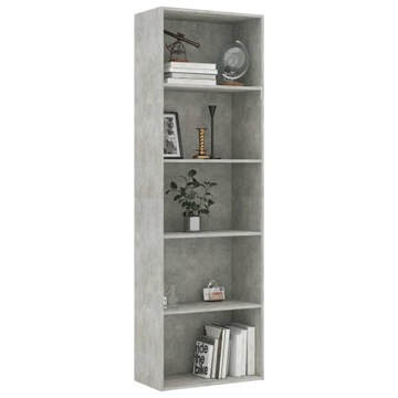 Regał VidaXL Home 60 cm x 189 cm x 30 cm odcienie szarości