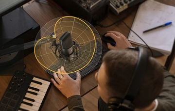 Maono A04E Конденсаторный микрофонный студийный игровой набор для компьютера