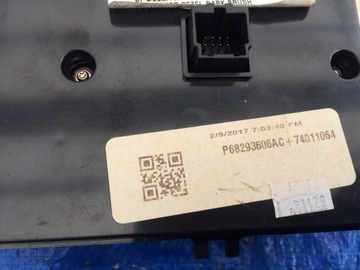 DODGE CHALLENGER 16 17 PANEL KLIMATIZACE 606AC