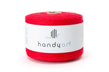 Sznurek do makramy bawełniany classic red 2mm 300m