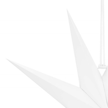 БОЛЬШАЯ ПОДВЕСНАЯ 3D БУМАЖНАЯ ЗВЕЗДА 60см РОЖДЕСТВЕНСКАЯ