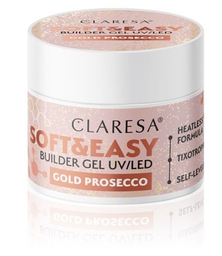 CLARESA Żel budujący GOLD PROSECCO 45 g