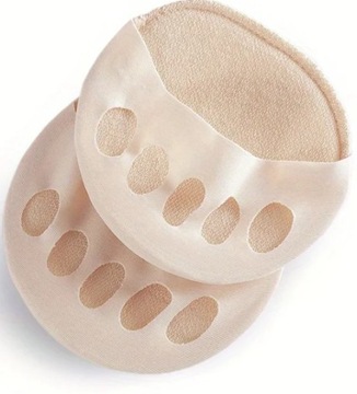 Бежевые подушечки для плюсневых костей больных ног.