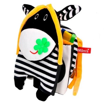 Hencz Toys Książeczka do łóżeczka Króweczka 0+
