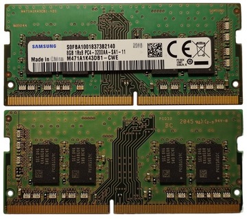 16GB 2*8GB Samsung DDR4 3200MHz 1,2V M471A1K43DB1-CWE DUAL