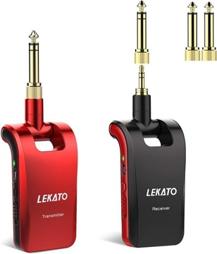 Gitarowy System Bezprzewodowy Stereo Nadajnik i Odbiornik do Gitary