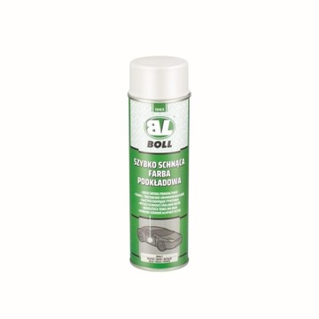 FARBA PODKŁADOWA 500ML SZYBKOSCHNĄCA AKRYLOWA W AEROZOLU BIAŁA / BOLL