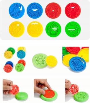 Набор аксессуаров из пластилина, ножницы для формочек, 50 шт.