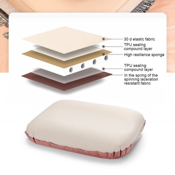 Надувная губчатая подушка для кемпинга на открытом воздухе 3D