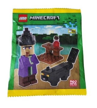 LEGO Minecraft Minifigure Polybag - Witch with Black Cat and Potion #662408