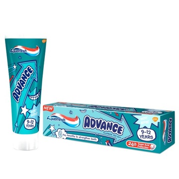 Aquafresh Advance Pasta dla Dzieci 9-12 Lat 75ml