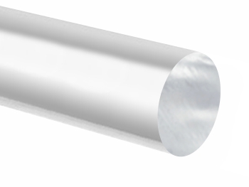 PRĘT z pleksi 40mm WAŁEK plexi xt bezbarwny 50cm
