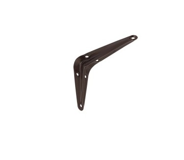 Wspornik półki WS100 brązowy 100x75 mm