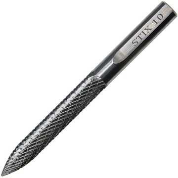 FREZ 10X110MM HARTMETAL WĘGLIK WOLFRAMU DO OBRÓBKI KORDU NA WIERTARKĘ STIX