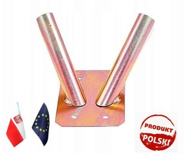 UCHWYT FLAGI PODWÓJNY DUŻE MOCOWANIE