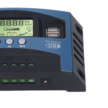 КОНТРОЛЛЕР СОЛНЕЧНОЙ ЗАРЯДКИ LCD MPPT 80A 12В/24В