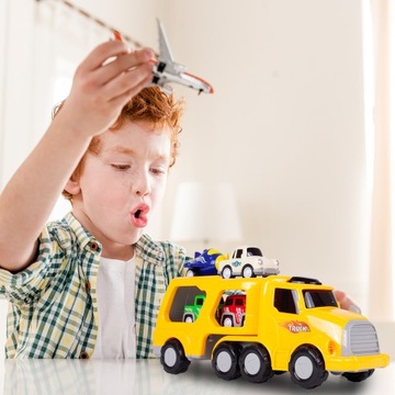 ЭВАКУАТОР С АВТОМОБИЛЕМ И САМОЛЕТОМ