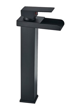 BATERIA UMYWALKOWA CZARNY MAT WYSOKA WODOSPAD