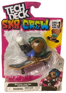 СКЕЙБОРД TECH DECK SK8 CREW + НАБОР НАБОРОВ ДЛЯ ФИГУР SKATE CREW