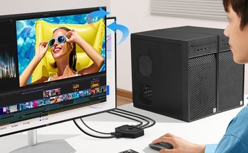 АДАПТЕР РАЗДЕЛИТЕЛЯ-ПЕРЕКЛЮЧАТЕЛЯ 3 В 1 3X HDMI 1.4 4K