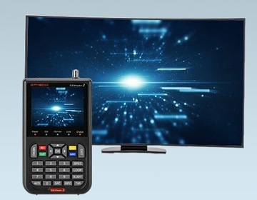 GTMEDIA FreeSAT V8 FINDER 2 ЧЕРНЫЙ Спутниковый измеритель