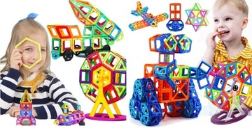 МАГНИТНЫЕ НЕОДИМОВЫЕ БЛОКИ МАГНИТНЫЕ МОНСТР БЛОКИ МАГНИТНЫЕ 128 шт.