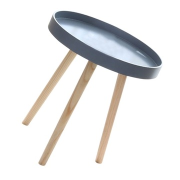 NORDIAN ПРИСТАВНОЙ СТОЛИК МИНИ-ДИВАНА КРУГЛЫЙ ДЕРЕВЯННЫЙ КОМПАКТ