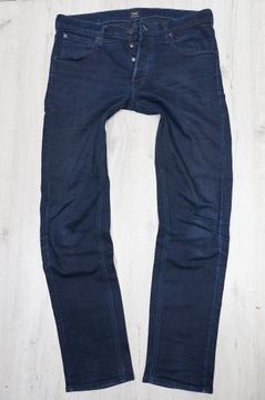 LEE DAREN SLIM JEANS spodnie męskie niebieskie PREMIUM 33/32 pas 86