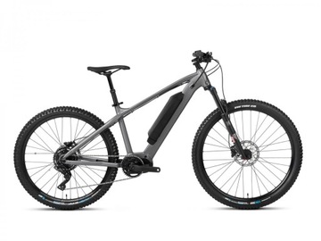 Rower elektryczny E-Sparrow, koło przód 29/tył 27.5, Czarny/Grafit mat,