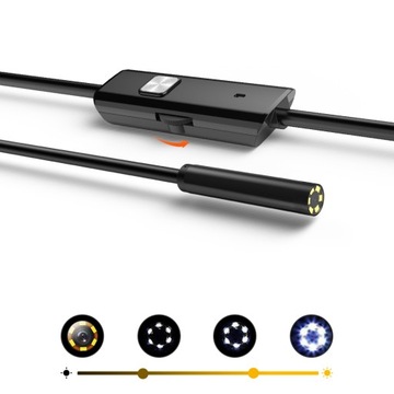 Эндоскопическая камера 3в1 Мини 7 мм 2M 6 светодиодов IP6