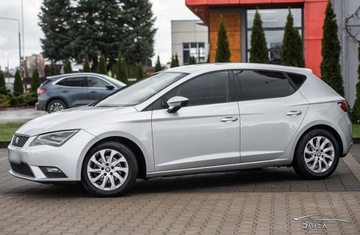 Seat Leon III Hatchback 1.6 TDI CR 105KM 2014 Seat Leon 1.6TDI 105KM 2014 Bezwypadkowy SalonPL Ledy 2xCzujniki Clima, zdjęcie 7