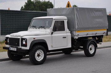 Land Rover Defender III 90 Station Wagon 2.4 TD4 122KM 2009 LAND ROVER Defender Wywrotka 3 stronna Żuraw HDS