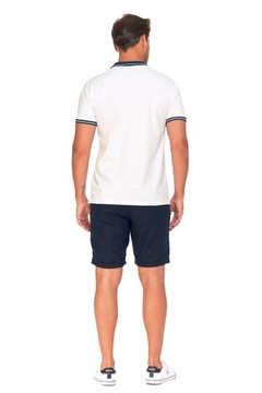 БЕЛАЯ МУЖСКАЯ ФУТБОЛКА ПОЛО, ХЛОПОК ПРЕМИУМ, ЭЛЕГАНТНЫЙ ВЕС 220 MORAJ XXL