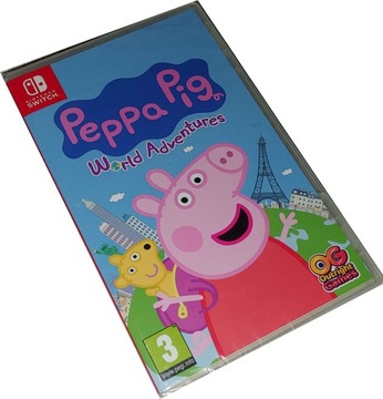 ŚWINKA PEPPA ŚWIATOWE PRZYGODY / NOWA / PL / SWITCH / KARTDRIDŻ