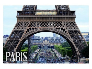 PARYŻ - Eiffel Tower - Francja - Magnes na lodówkę