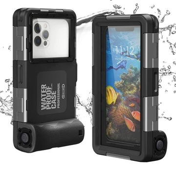 WODOSZCZELNE WODOODPORNE ETUI BOX DO NURKOWANIA IPX8 DO IPHONE 12 13 14 15