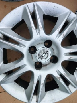4X ДИСКИ OPEL CORSA D 16 ОРИГИНАЛ + КОЛПАКИ