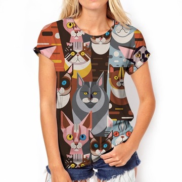 Damskie krótkie r?kawy z dekoltem VY2k Clothing W
